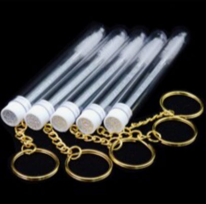 Keychain Reusable Spoolie with Case